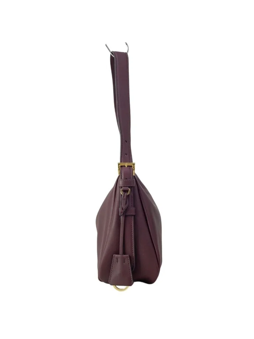 Prada Shoulder Bag Emme Medium Bordeaux Leather
